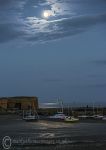 Beadnell harbour moonlight 2