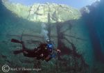 Diver on cliff