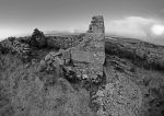 Claddaghduff ruins b&w 2