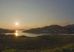 sunset over Clifden Bay