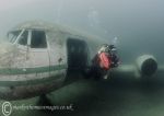 Diver & plane