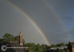 Summer storm rainbow - double